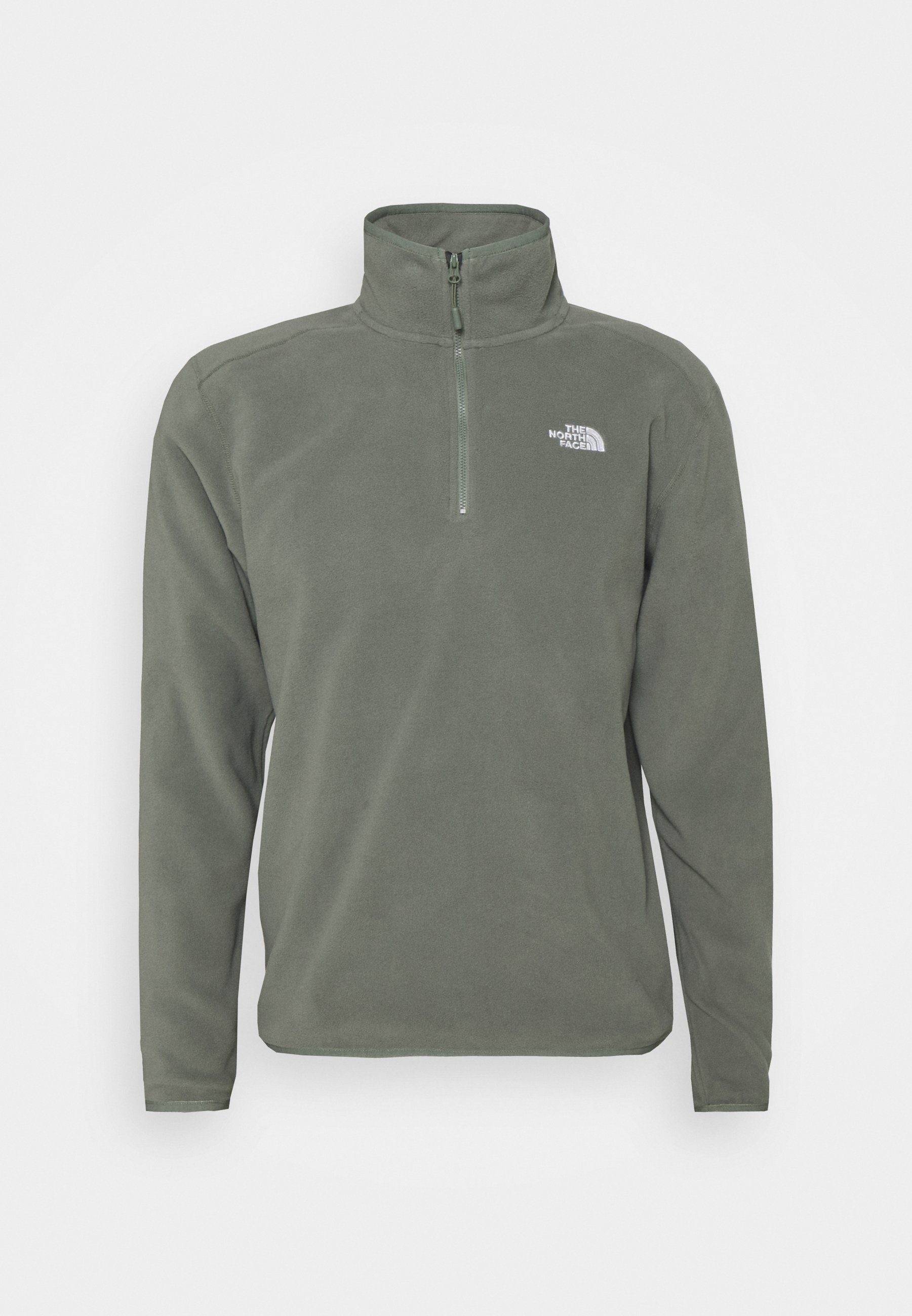 north face windbreaker green