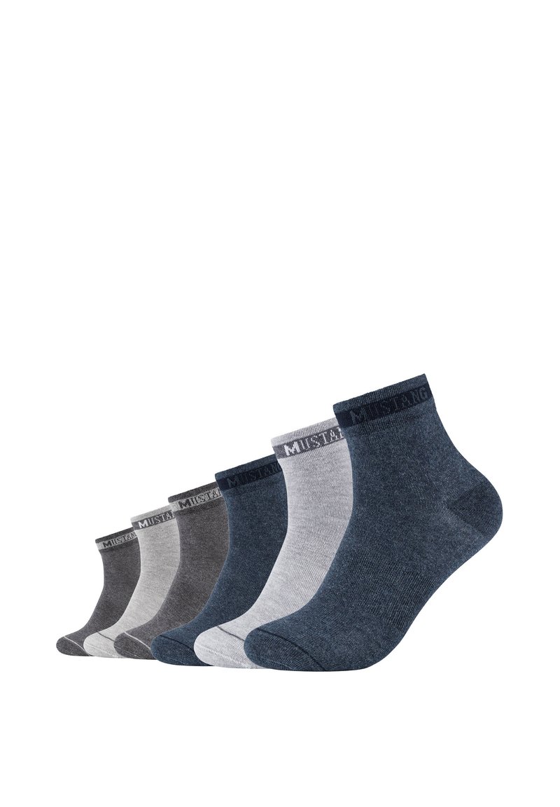 Herren Unterhosen | Mustang 6PACK Socken denim melange/blau - TQ19528 Herren Unterhosen | Mustang 6PACK Socken denim melange/blau - TQ19528