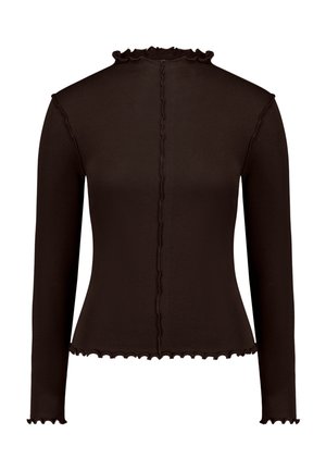 zero, T-shirt à manches longues - chocolate plum