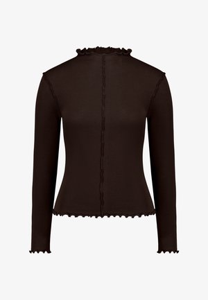 zero, T-shirt à manches longues - chocolate plum