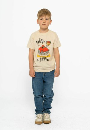 NEDRICK - Print T-shirt - white swan