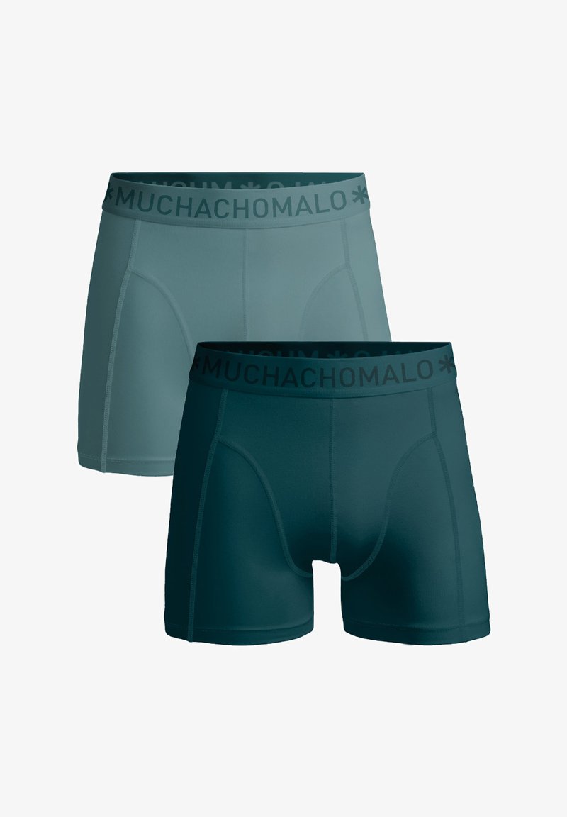 MUCHACHOMALO 2-PACK SOLID - Úzké boxerky - green