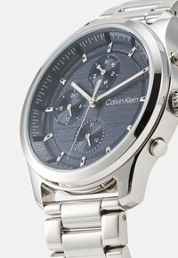 Calvin Klein BRUSHED DIAL BRACELET - Cronógrafo - silver-coloured /blue