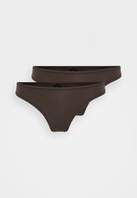 ONLPEACHY THONG 2 PACK - String - seal brown