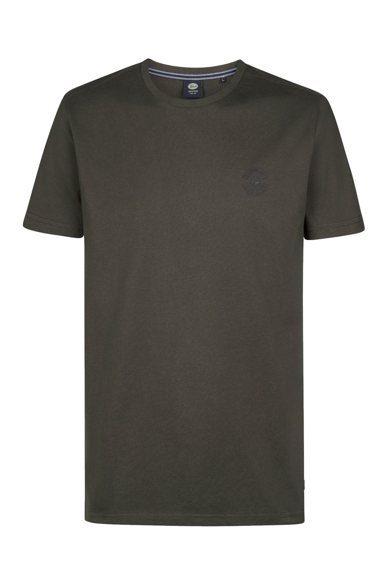 Petrol Industries T-shirt basic donkergrijs