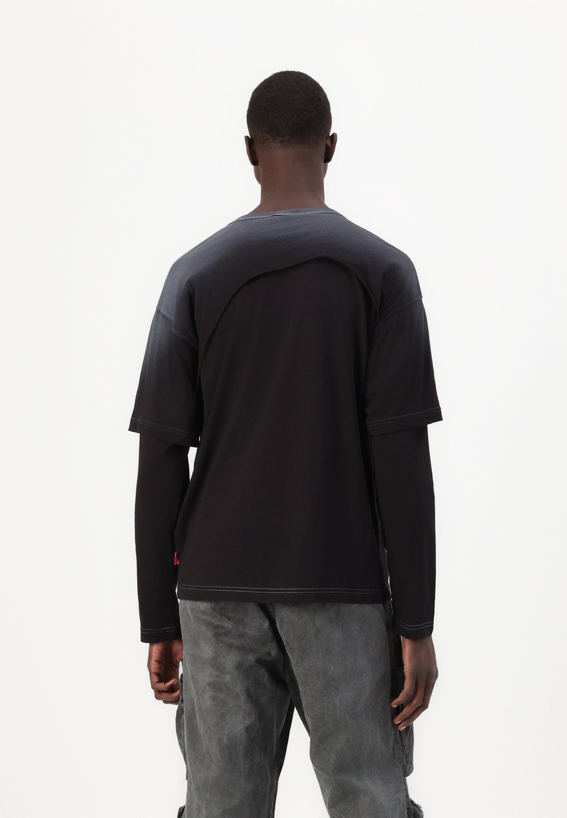 Diesel BESH CUT - Long sleeved top - black - Zalando Diesel BESH CUT - Long sleeved top - black - Zalando