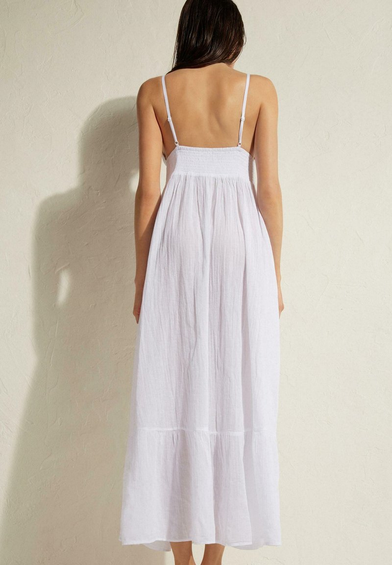 Damen Freizeitkleider | Calzedonia MIT HÄKELOBERTEIL Maxikleid bianco/weiß - GD75026 Damen Freizeitkleider | Calzedonia MIT HÄKELOBERTEIL Maxikleid bianco/weiß - GD75026