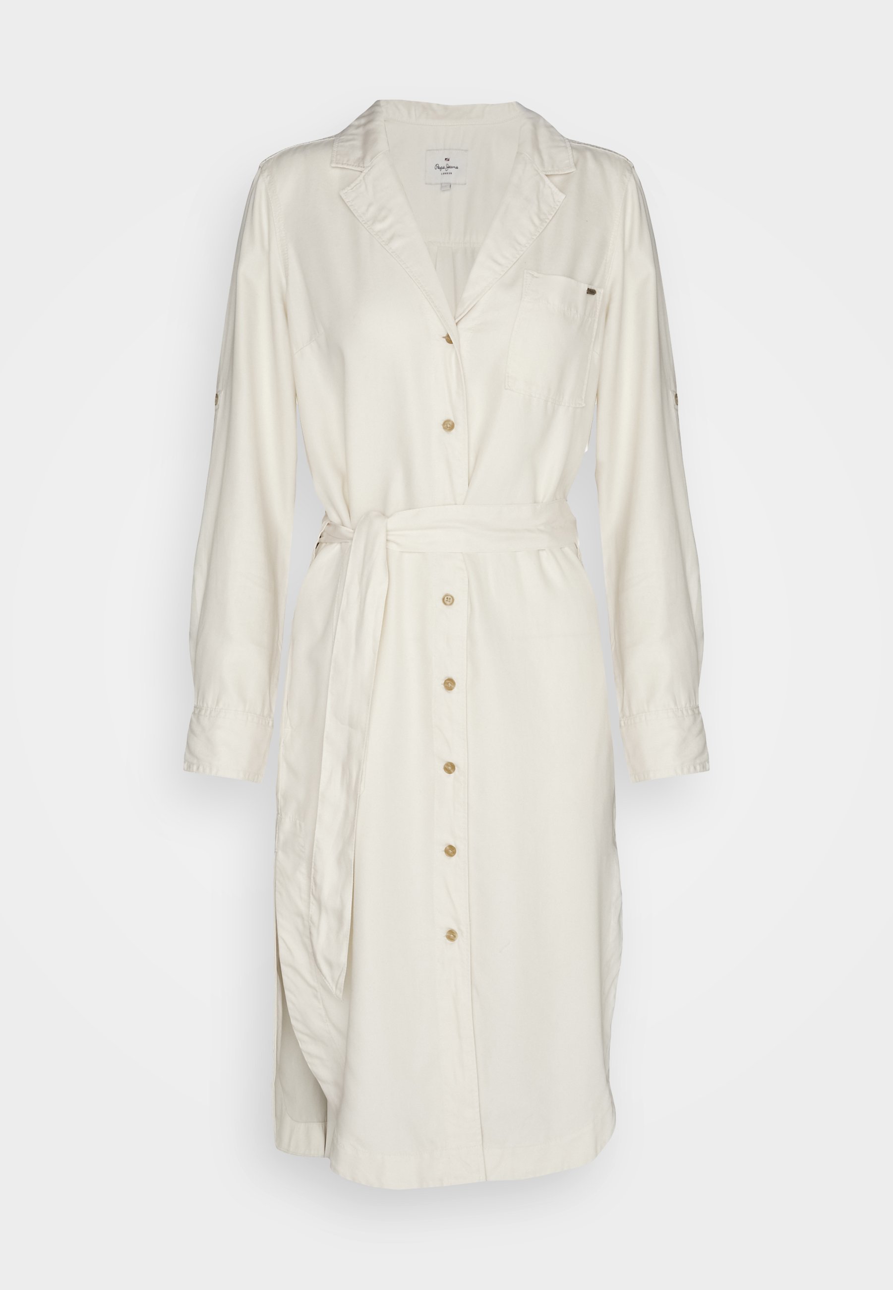 Robe Chemise Noire Pepe Jeans - Taille 38 - Occasion Très Bon état - Coton Et élasthanne