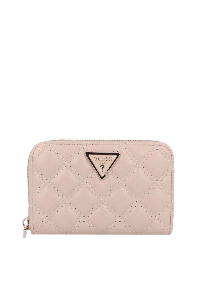 Guess GIULLY SLG MEDIUM ZIP AROUND - Portefeuille - light beige