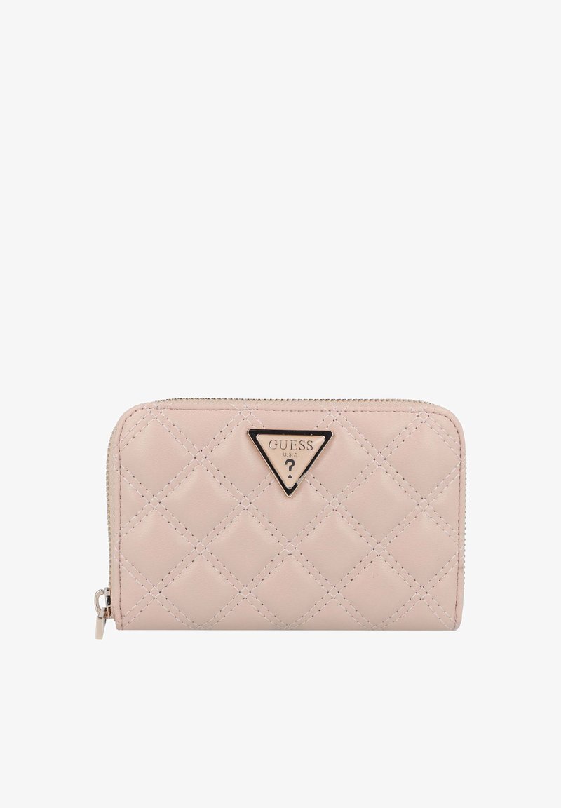 Guess GIULLY SLG MEDIUM ZIP AROUND - Portefeuille - light beige