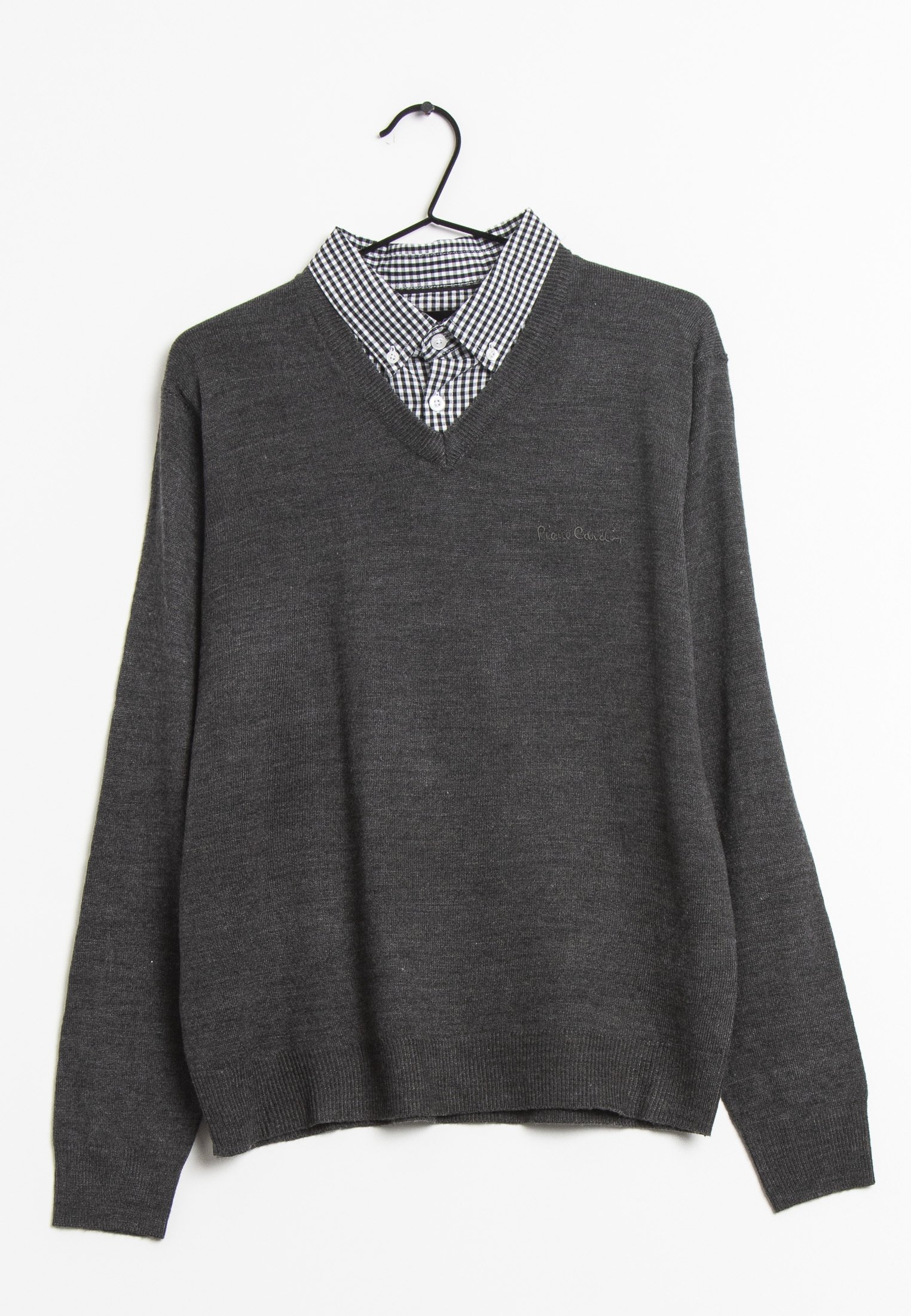 Pierre Cardin Pullover Grey Gris Fonce Zalando Fr