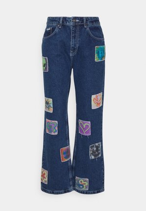 Straight leg jeans - blue denim