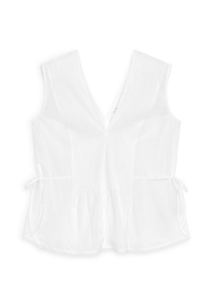 ARKET, ARKET PINTUCK TOP - Blouse - white