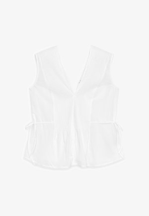 ARKET, ARKET PINTUCK TOP - Blouse - white