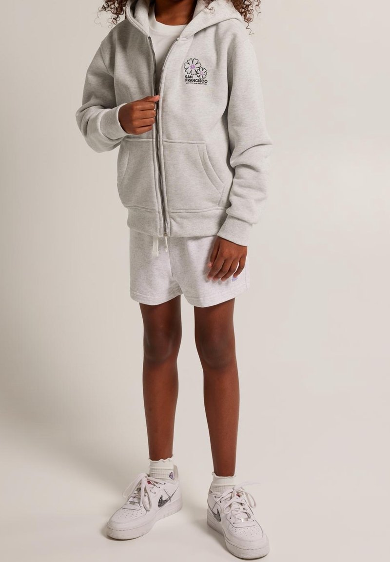 America Today SASCHA JR - Sweat zippé - light grey melange