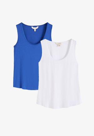 Love & Roses, 2 PACK - Top - white and cobalte blue