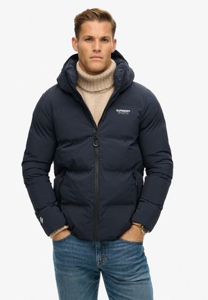 HOODED BOXY PUFFER - Winter jacket - eclipse navy