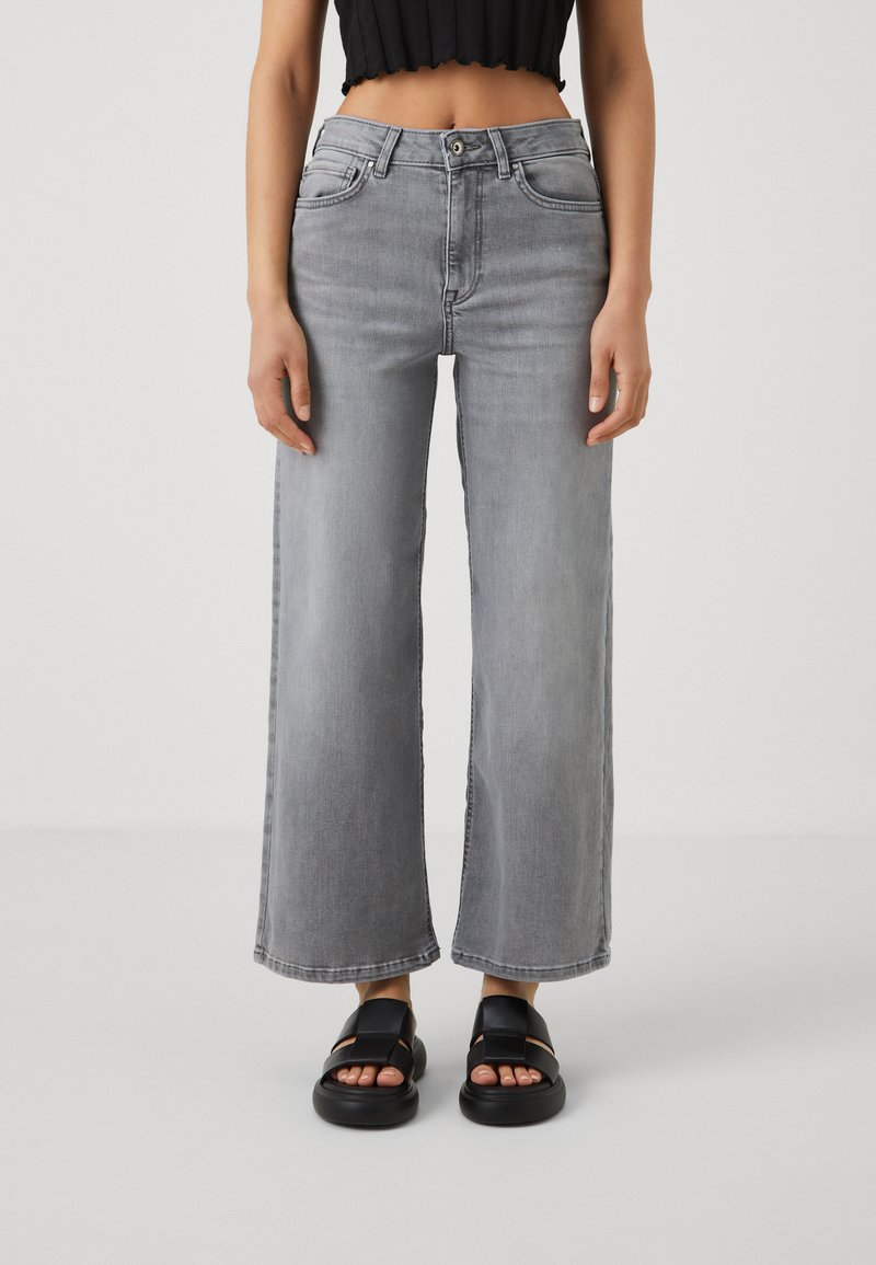 ONLY Petite - ONLMADISON BLUSH  - Wide Leg - light grey denim, Enlarge