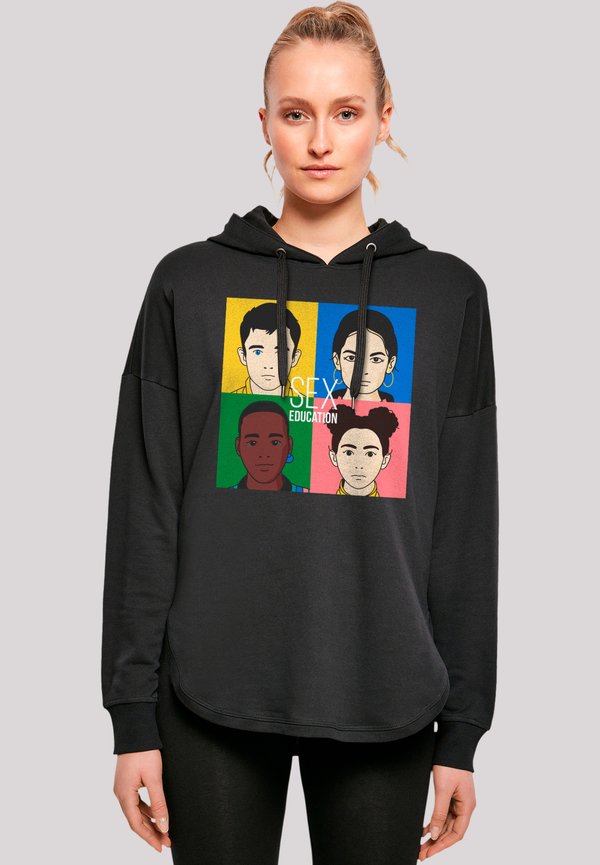 SEX EDUCATION BLUR COVER NETFLIX TV SERIES - Kapuzenpullover - schwarz