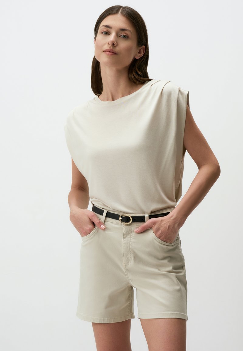 Jimmy Key ROUND NECK  - T-shirt basic - beige
