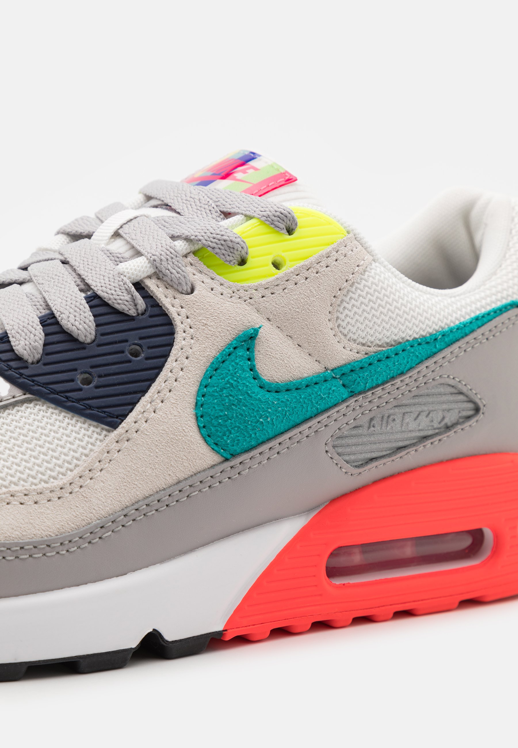 Nike Sportswear AIR MAX 90 SE M2Z - Sneakers laag - pearl grey/sport  turquoise/summit white/black/Grijs - Zalando.nl