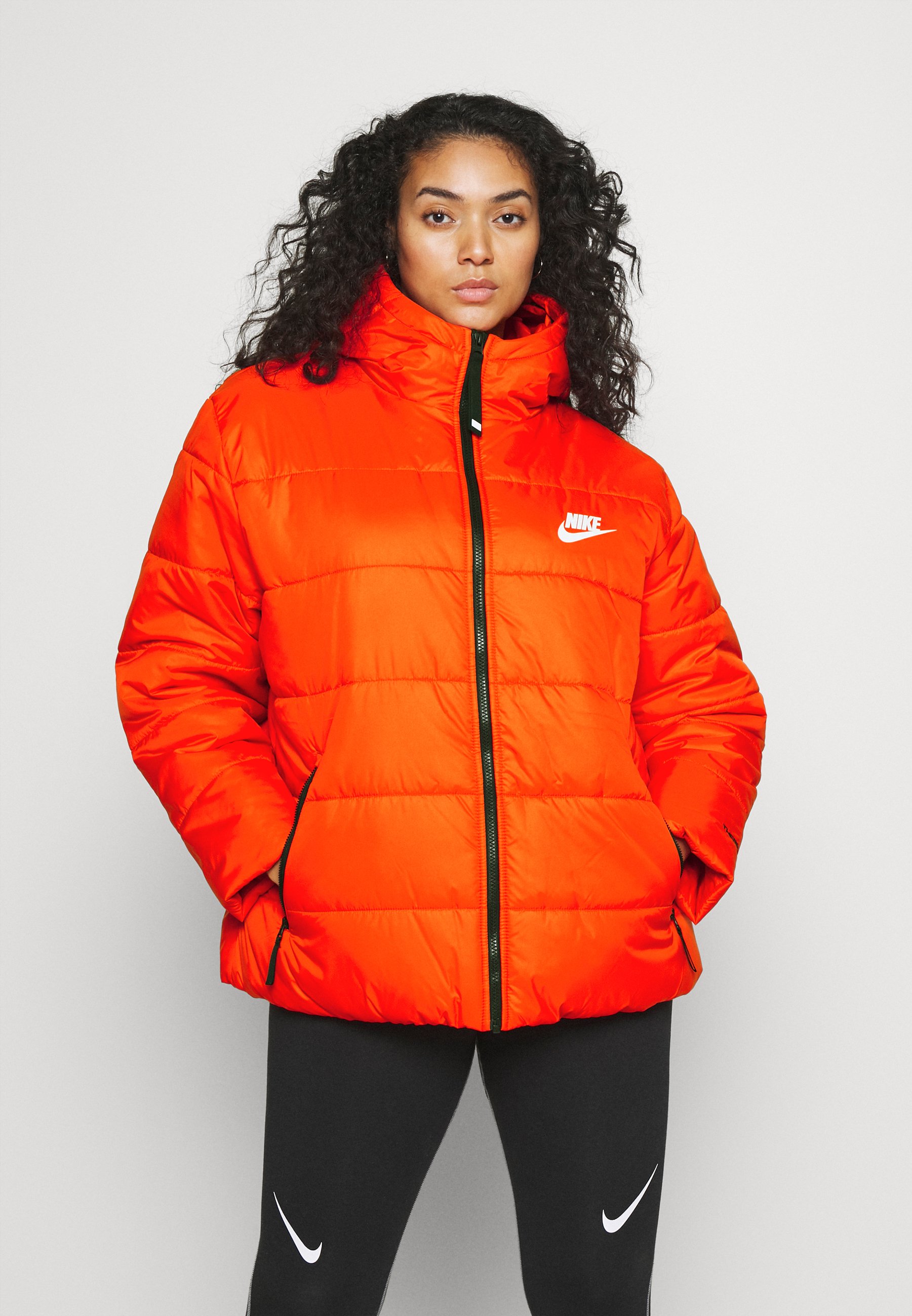 nike winter jacket red