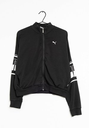 Sweater met rits - black