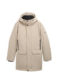 MIT KAPUZE - Wintermantel - cashew beige