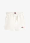 SIGNATURE SUEDED TERRY SWEAT SHORTS - Παντελόνι φόρμας - ecru