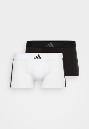 2er-Pack Boxershorts: eine schwarze und eine weiße. Jede mit einem kontrastierenden, elastischen Bund mit Logo. Aus weichem, dehnbarem Baumwollmaterial.
