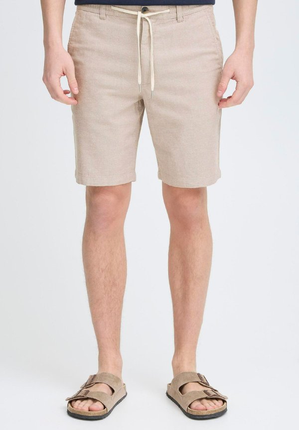KSRAFA LINEN MIX - Shorts - fungi
