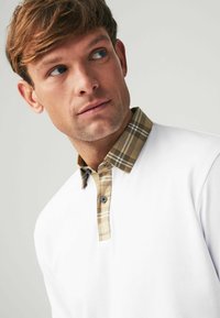 Next SMART COLLAR - Poloshirts - white check