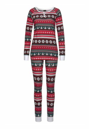 SET - Pyjamas - rot grün