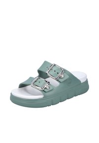 Rieker Mules - mintgrün