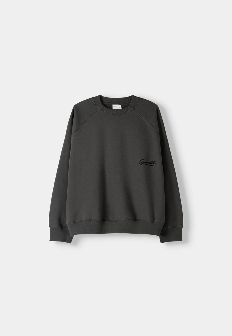 Bershka Sudadera dark grey/gris oscuro (Segunda mano)