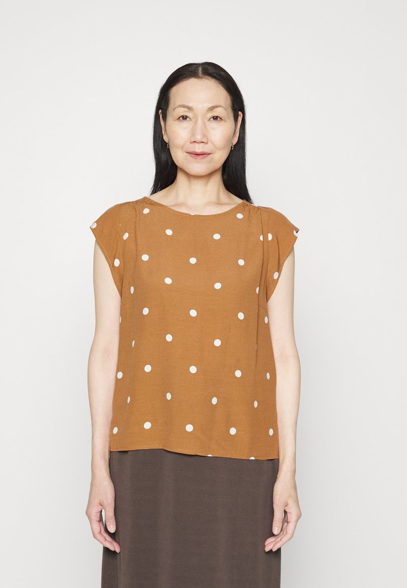 Saint Tropez BLANCA ADELE - Blusa - tobacco brown