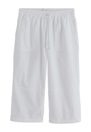 Next, REGULAR FIT - CROPPED UTILITY CHINO TROUSERS . - Shorts - white