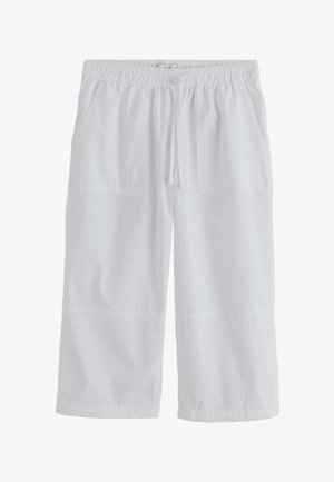Next, REGULAR FIT - CROPPED UTILITY CHINO TROUSERS . - Shorts - white