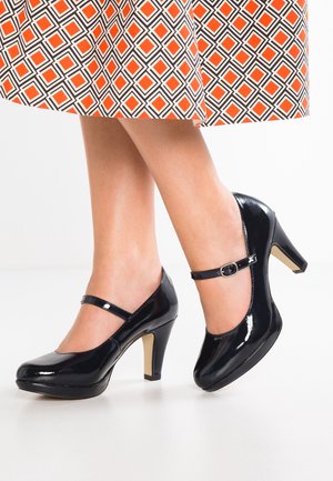 Zapatos de plataforma - dark blue