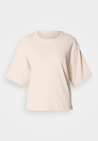 Marc O'Polo SHORT SLEEVE - Basic T-shirt - silky stone/grey - Zalando