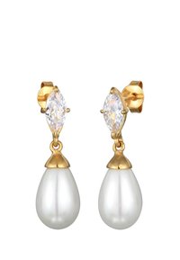 DAINTY SPARKLING DROP - Øreringe - gold-coloured