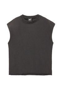 WASHED SLEEVELESS - Top - black