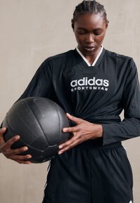 adidas Sportswear TIRO CUT STRIPES LONG SLEEVE - Top s dlhým rukávom - black