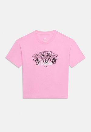 Nike Sportswear, TEE BOXY - Тениска с щампа - pink rise