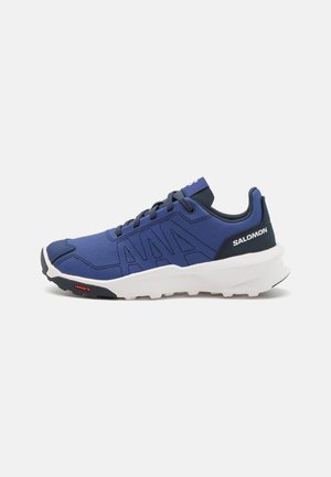 Salomon PATROL PLAY UNISEX - Zapatillas de senderismo - blue print/white/carbon