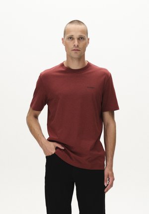 DUNE LOGO SS GOTS - T-Shirt basic - red russet
