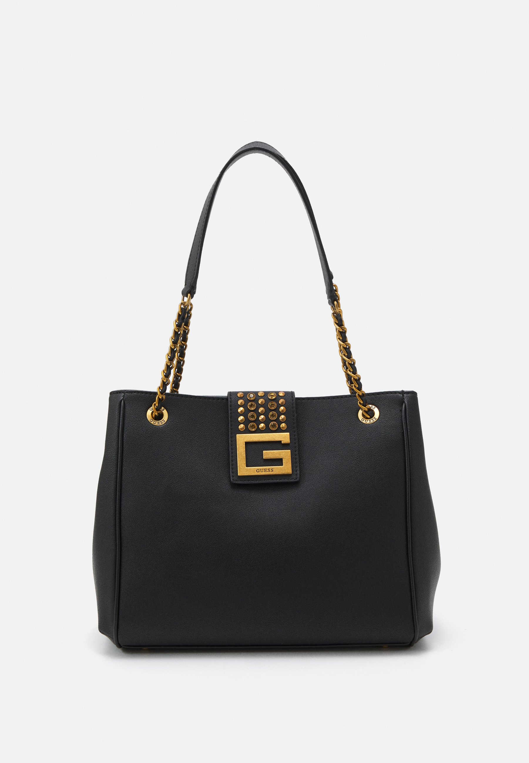 Guess Bling Girlfriend Tote Handtasche Black Schwarz Zalando De