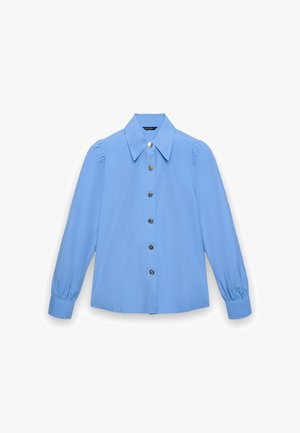 Calliope, CAMICIA TINTA UNITA - Hemdbluse - celeste
