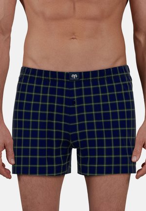 2ER PACK - Boxershorts - blau dunkel karo