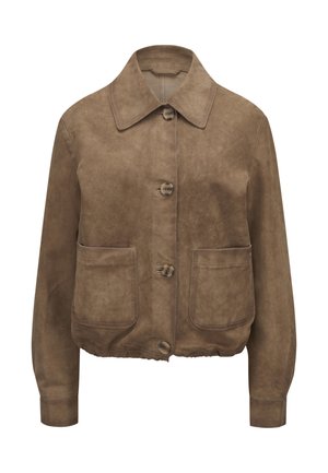 Milestone, MSROSA - Lederjacke - dunkel beige